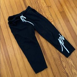 PINK cropped sweatpants super comfy